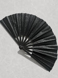 Black Glitter Noire Fan